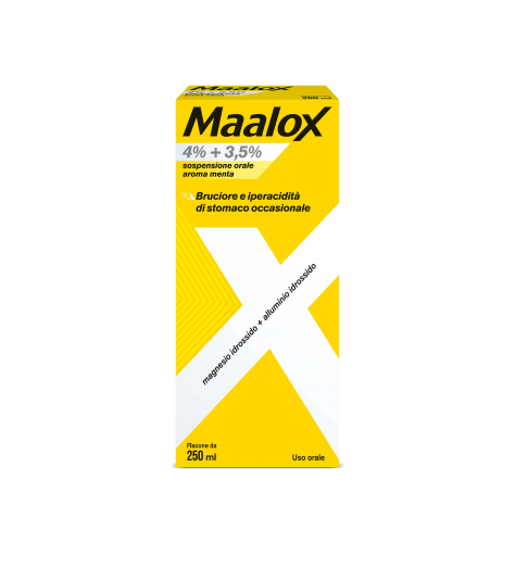 MAALOX*OS SOSP 250ML 4+3,5% ME