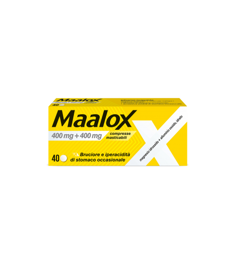 MAALOX*40CPR MAST 400MG+400MG