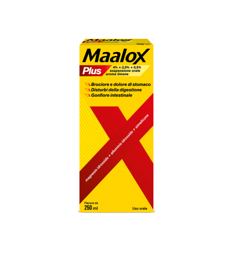 MAALOX PLUS*OS SOSP 4+3,5+0,5%