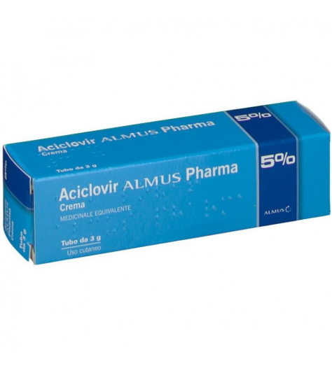 ACICLOVIR (ALMUS)*crema derm 3 g 5%