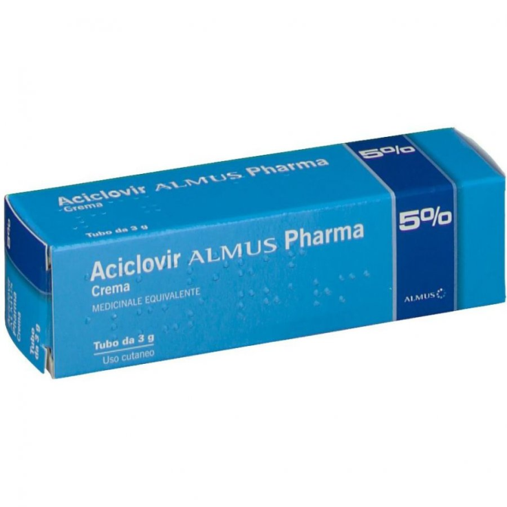 ACICLOVIR (ALMUS)*crema derm 3 g 5%