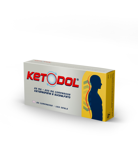 KETODOL*20CPR 25MG+200MG KETODOL*20CPR 25MG+200MG