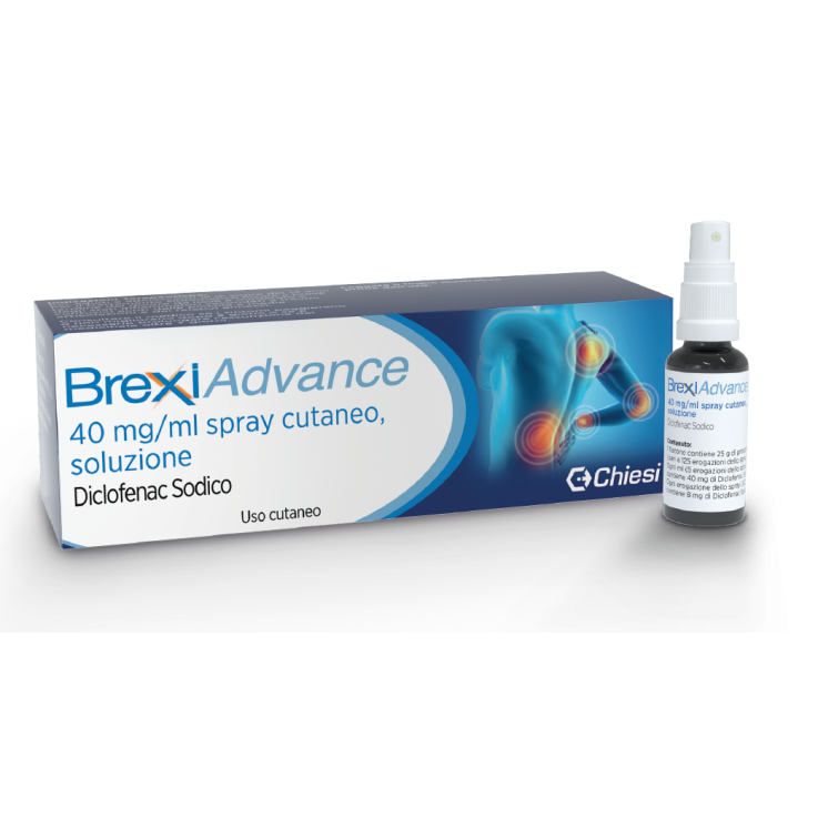 BREXIADVANCE*spray cutaneo 30 ml/125 erog 40 mg/ml con pompadosatrice